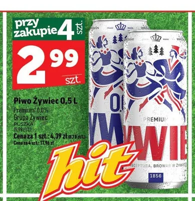 Piwo Żywiec promocja w TOPAZ