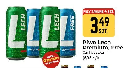 Piwo Lech Premium promocja w Społem Częstochowa