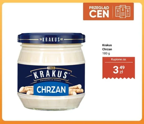 Chrzan Krakus promocja w Biedronka