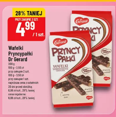 Wafelki Pryncypałki Dr Gerard promocja w POLOmarket
