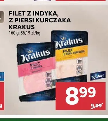 Filet z indyka Krakus promocja w Stokrotka
