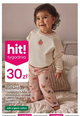 Komplet niemowlęcy promocja w Pepco