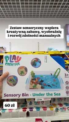 Zestaw sensoryczny Play Creative Sensory Bin Under the Sea promocja w Pepco