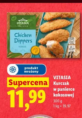 Kurczak w panierce kokosowej Vitasia promocja w Lidl
