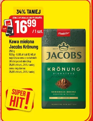 Kawa mielona Jacobs Krönung promocja w POLOmarket