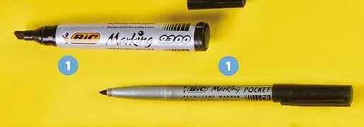 Marker permanentny z cienką końcówką BIC promocja w Biedronka