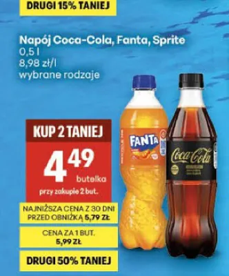 Napój Fanta promocja w Delikatesy Centrum
