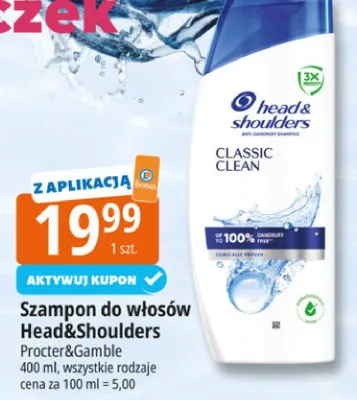 Szampon do włosów Head&Shoulders Classic Clean promocja w Leclerc