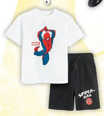 Zestaw koszulka i szorty Marvel Spider-Man promocja w Smyk