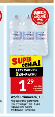 Woda gazowana Primavera promocja w Twój Market
