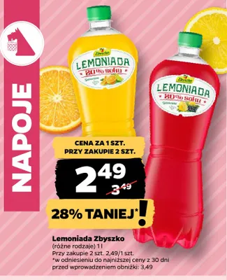 Lemoniada Zbyszko promocja w Netto