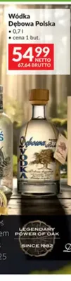 Wódka Dębowa Polska promocja w Makro