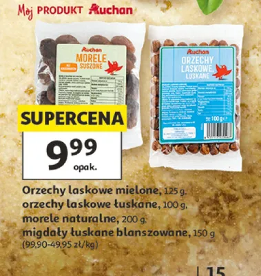 Morele naturalne Auchan promocja w Auchan