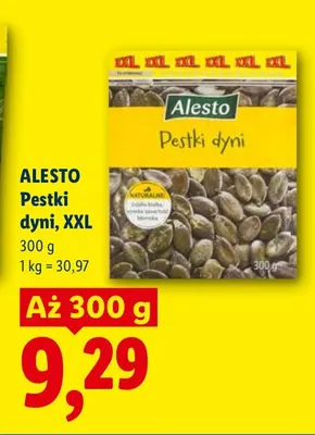 Pestki dyni Alesto XXL promocja w Lidl