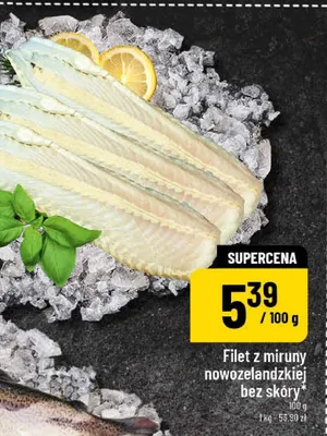 Filet z miruny nowozelandzkiej bez skóry promocja w POLOmarket