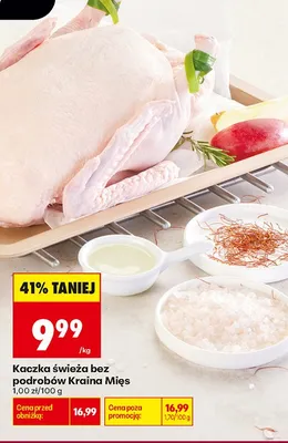 Kaczka świeża bez podrobów Kraina Mięs promocja w Biedronka