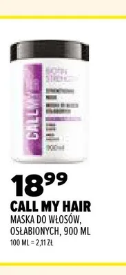 Maska do włosów osłabionych Call My Hair promocja w Drogerie Natura