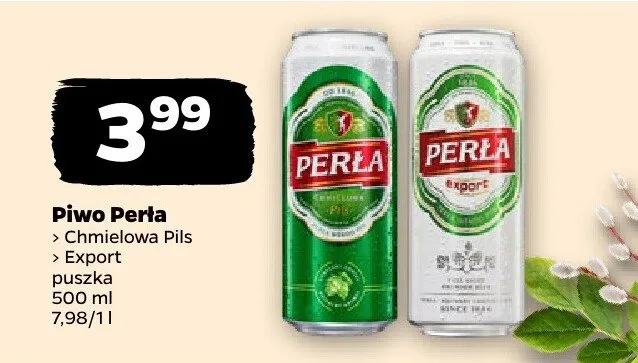 Piwo Chmielowa Pils, Eksport puszka promocja w Netto