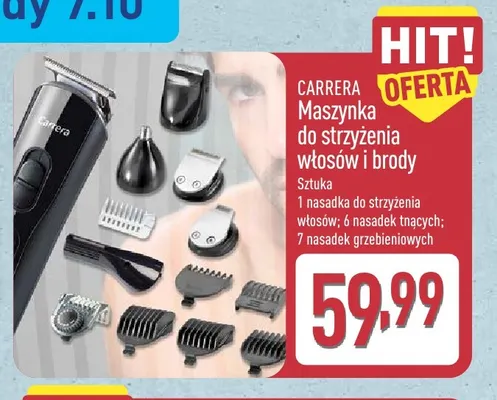 Maszynka do strzyżenia włosów i brody Carrera promocja w Aldi