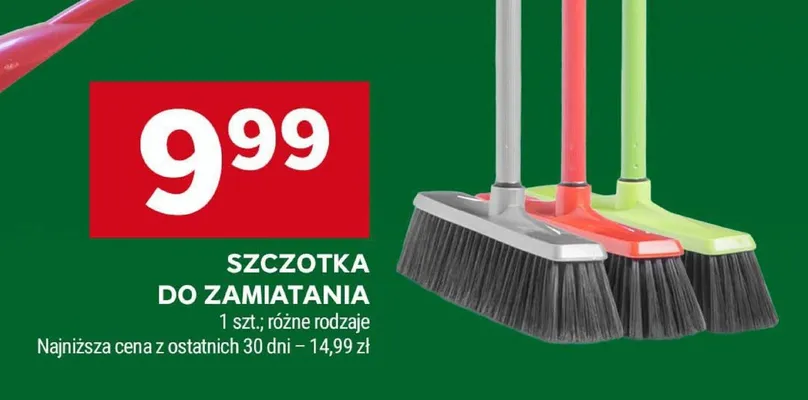 Szczotka do zamiatania promocja w Stokrotka
