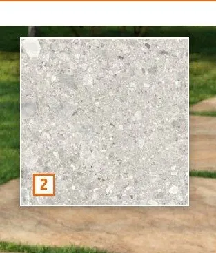 Gres szkliwiony Terrazzo Stone Grey promocja w OBI