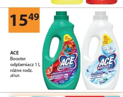 Odplamiacz Ace Booster do białego promocja w Drogerie Laboo