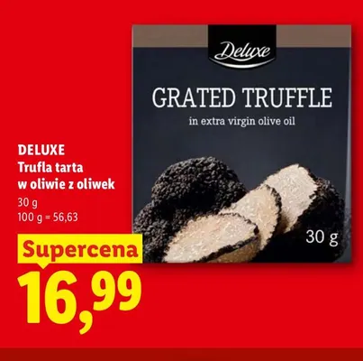 Trufla tarta w oliwie z oliwek Deluxe promocja w Lidl