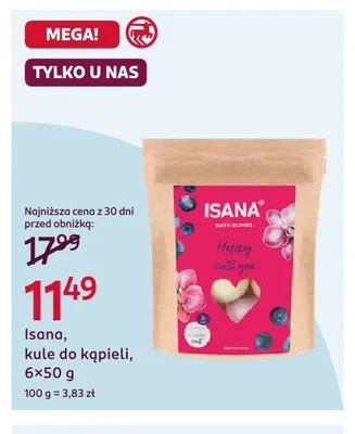 Kule do kąpieli Isana Happy suits you promocja w Rossmann