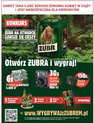 Piwo Żubr promocja w Stokrotka