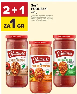 Sos słodko-kwaśny Pudliszki promocja w Carrefour