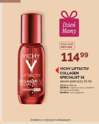 Serum pod oczy VICHY LIFTACTIV COLLAGEN SPECIALIST 16 promocja w Ziko Dermo