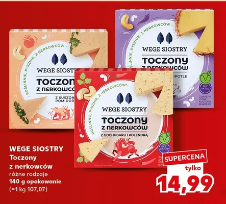 Toczony z nerkowców z gochugaru i kolendrą Wege Siostry promocja w Kaufland