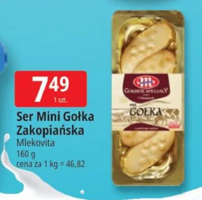 Ser Mini Gołka Zakopiańska Mlekovita promocja w Leclerc