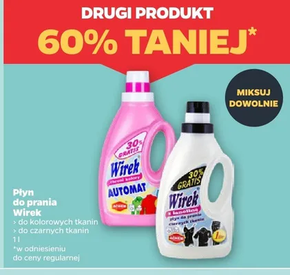 Płyn do prania kolorowych tkanin promocja w Netto