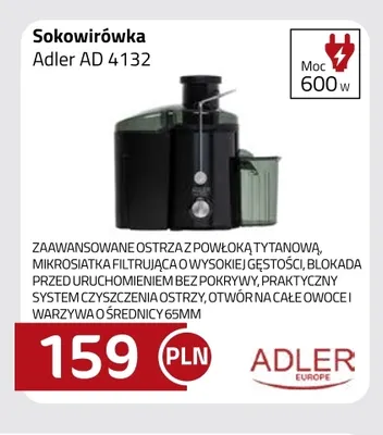 Sokowirówka Adler Ad 4132 promocja w kakto.pl