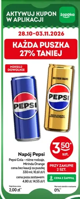 Napój gazowany Mirinda Orange promocja w Żabka