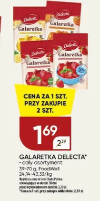 Galaretka o smaku agrestowym Delecta promocja w Chata Polska