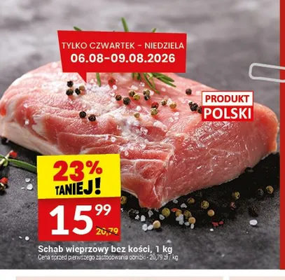 Schab wieprzowy bez kości promocja w Twój Market