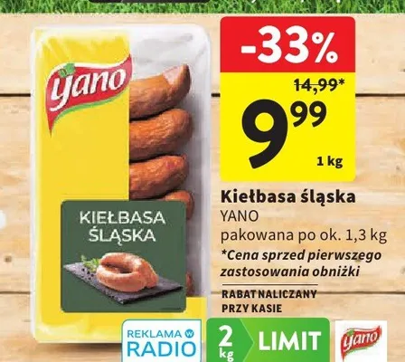 Kiełbasa śląska promocja w Intermarche
