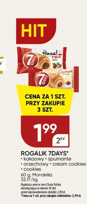 Rogalik 7Days kakaowy promocja w Chata Polska