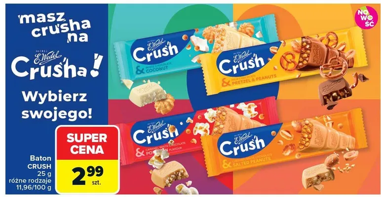 Baton różne rodzaje promocja w Carrefour Market