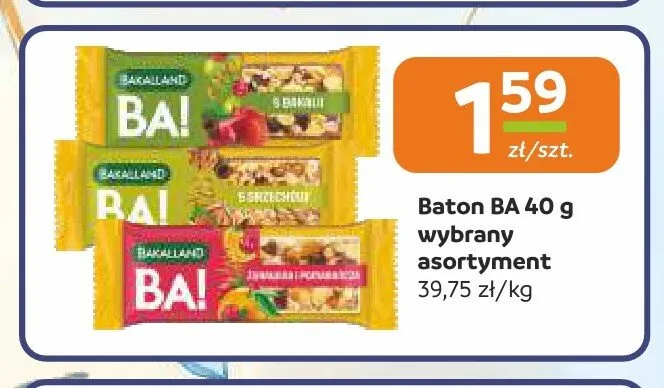 Baton BA! 5 Bakalii Bakalland promocja w Gama