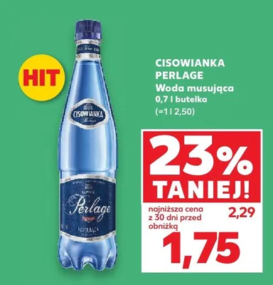 Woda musująca Perlage promocja w Kaufland