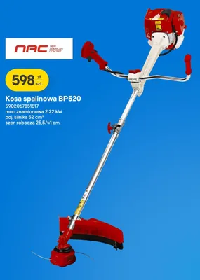 Kosa spalinowa NAC BP520 promocja w Castorama