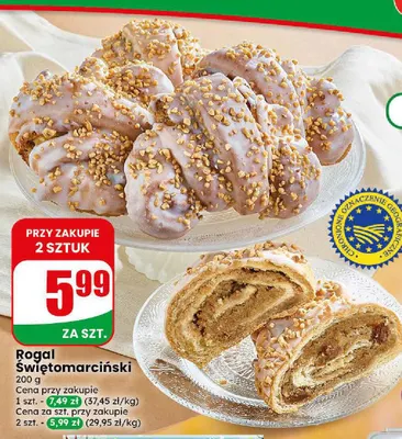 Rogal Świętomarciński promocja w Dino