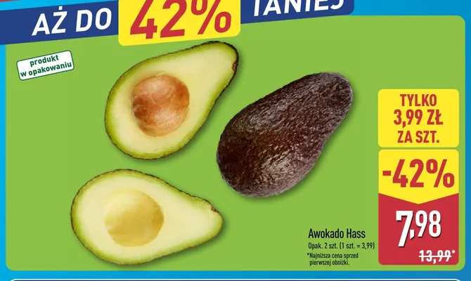 Awokado Hass promocja w Aldi
