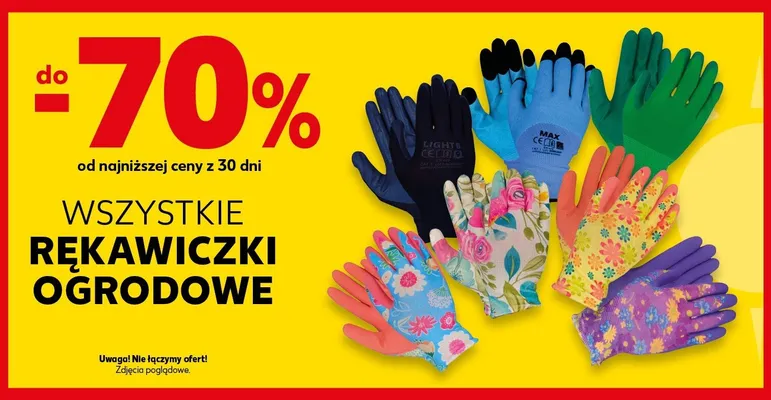 Rękawiczki ogrodowe promocja w Kaufland