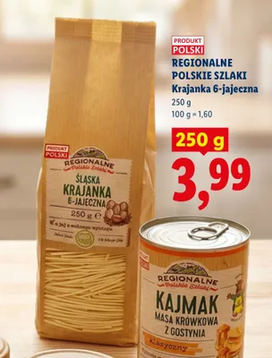 Makaron krajanka 6-jajeczna Regionalne Polskie Szlaki promocja w Lidl