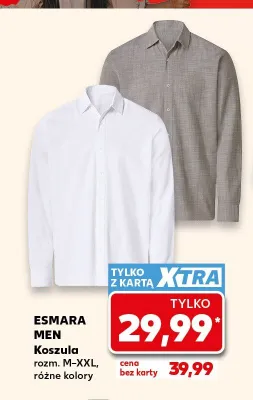 Koszula męska ESMARA MEN promocja w Kaufland
