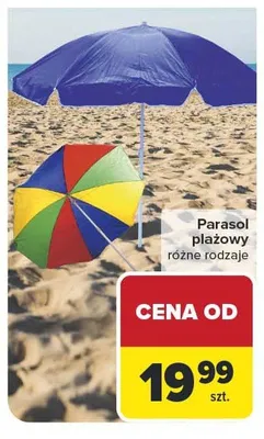 Parasol plażowy promocja w Carrefour